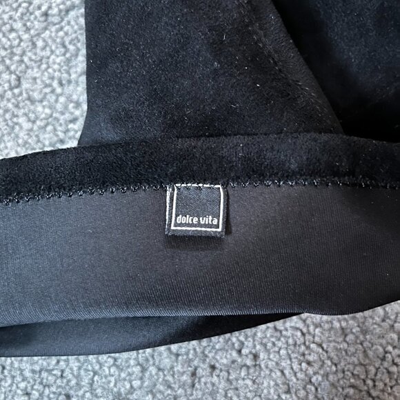 DOLCE VITA Womens Black Comfort Stretch Pointy Toe Block Heel Over the knee boot - Picture 6 of 7